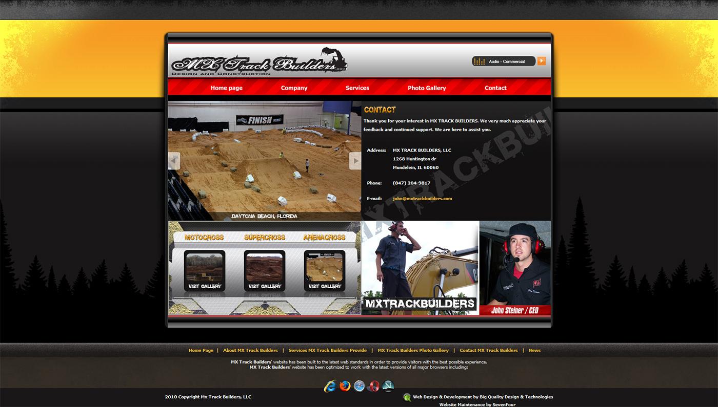 Screenshot of MX Trackbuilders website before 2013 rebuild. Screenshot of MX Trackbuilders website before 2013 rebuild.