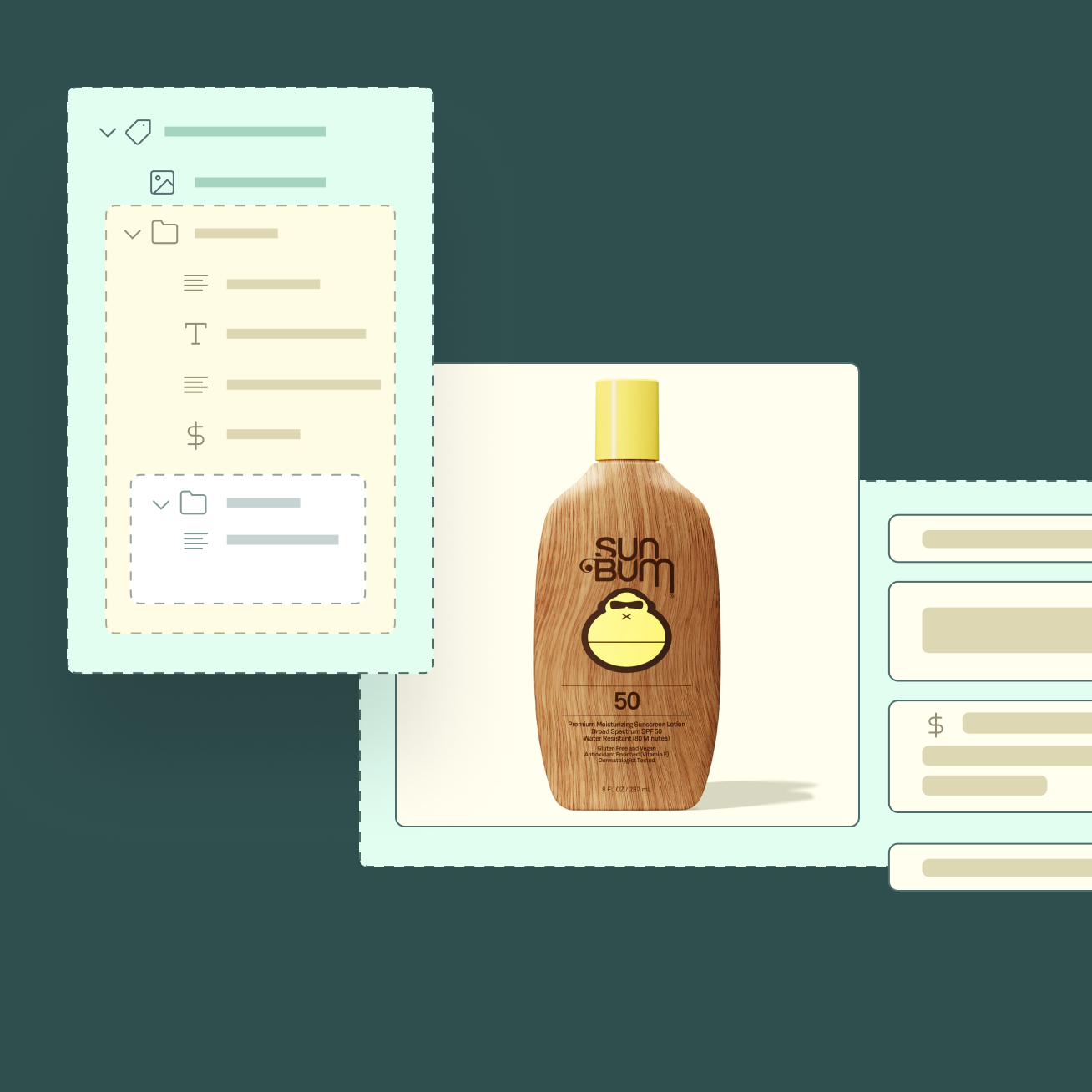 Screen shot of Shopify theme blocks illustrated