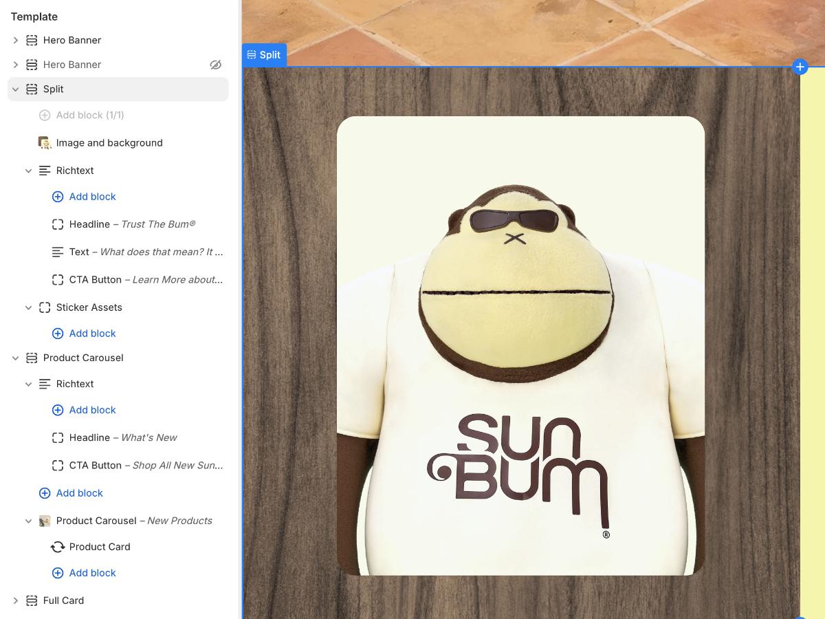 Sun Bum loyalty program landing page screenshot
